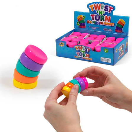 🔄 Twist ‘N’ Turn Rainbow Fidget