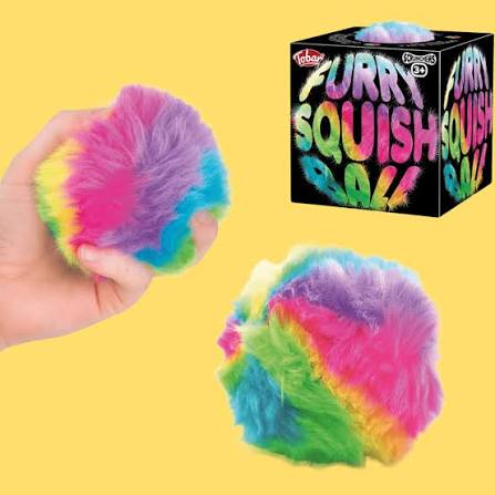 🌈 Furry Squishy Ball