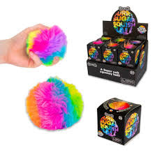 🌈 Furry Squishy Ball