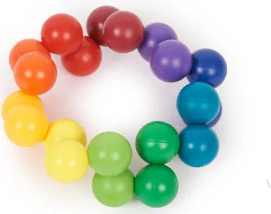 🌈 Rainbow Bead Bracelet