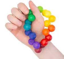 🌈 Rainbow Bead Bracelet