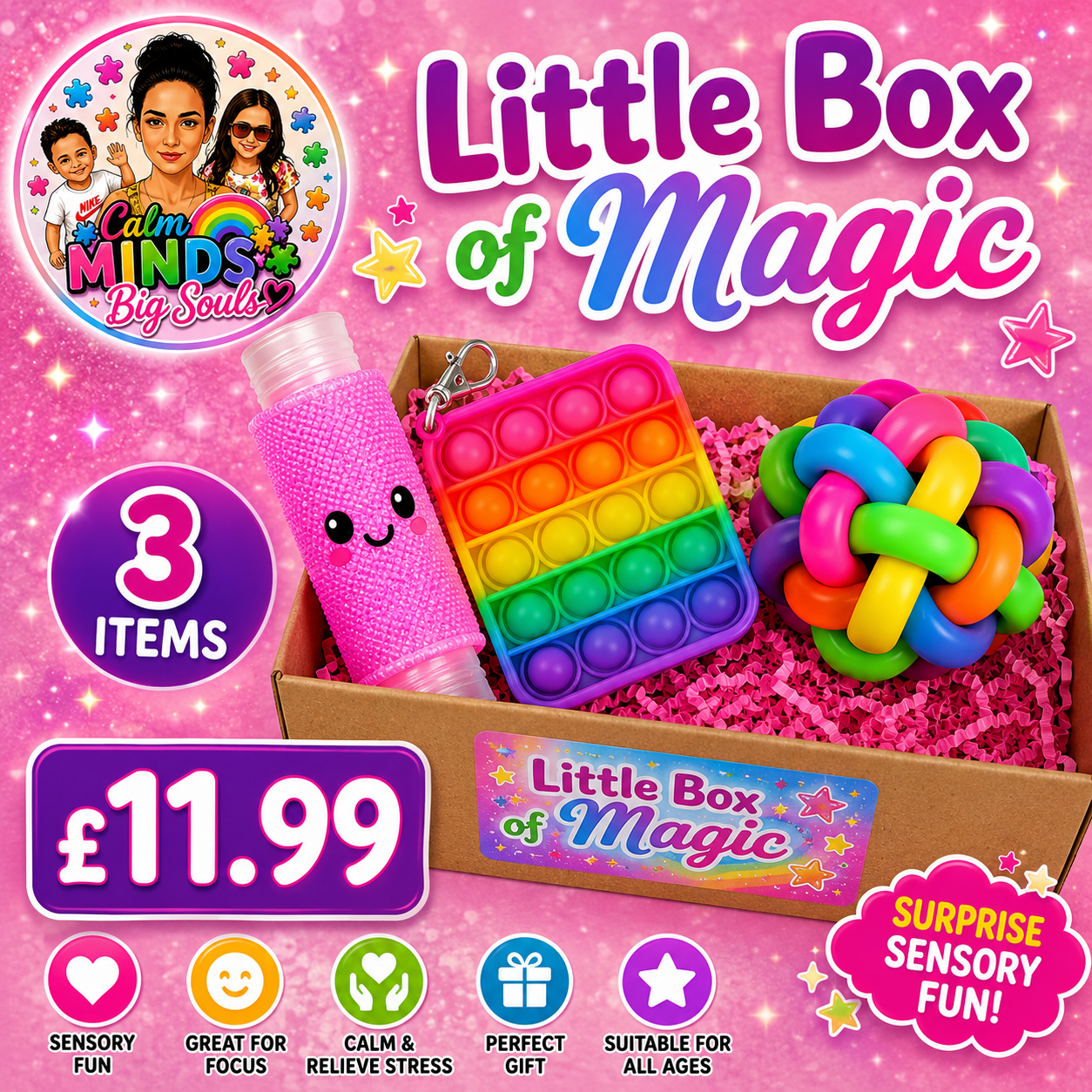 ✨ Little Box of Magic - 3 Sensory Items