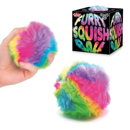 🌈 Furry Squishy Ball