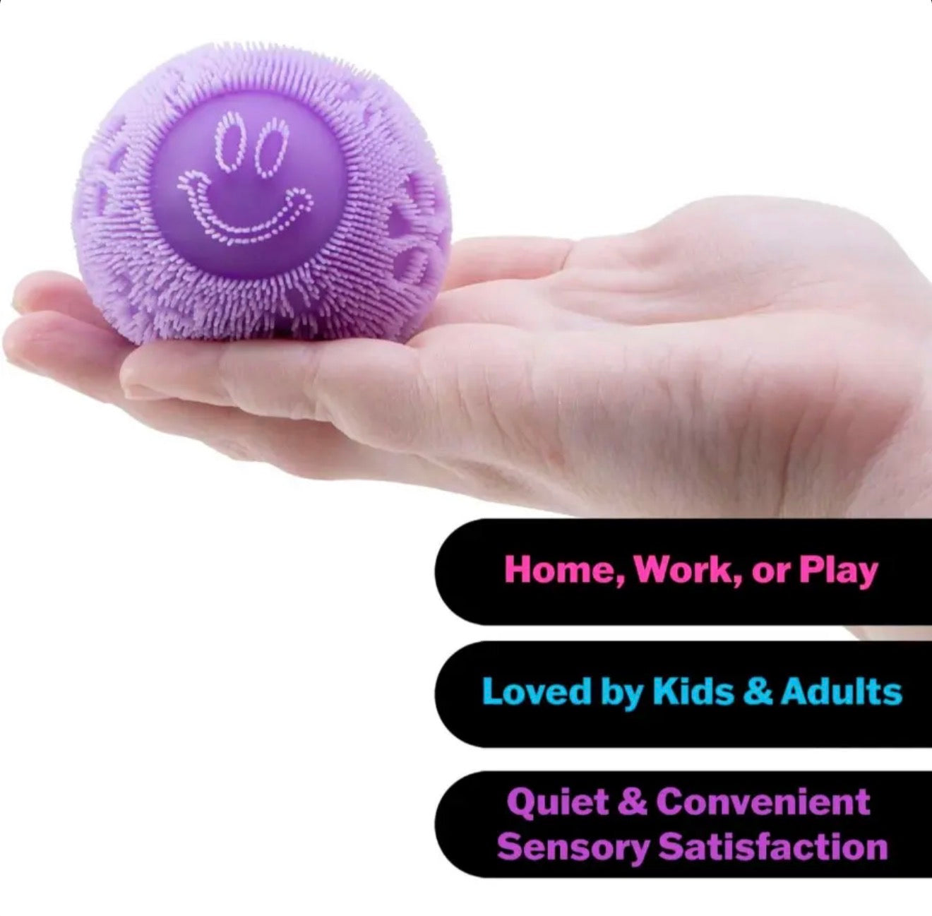 😊 Fuzz Ball Sensory Squishy
