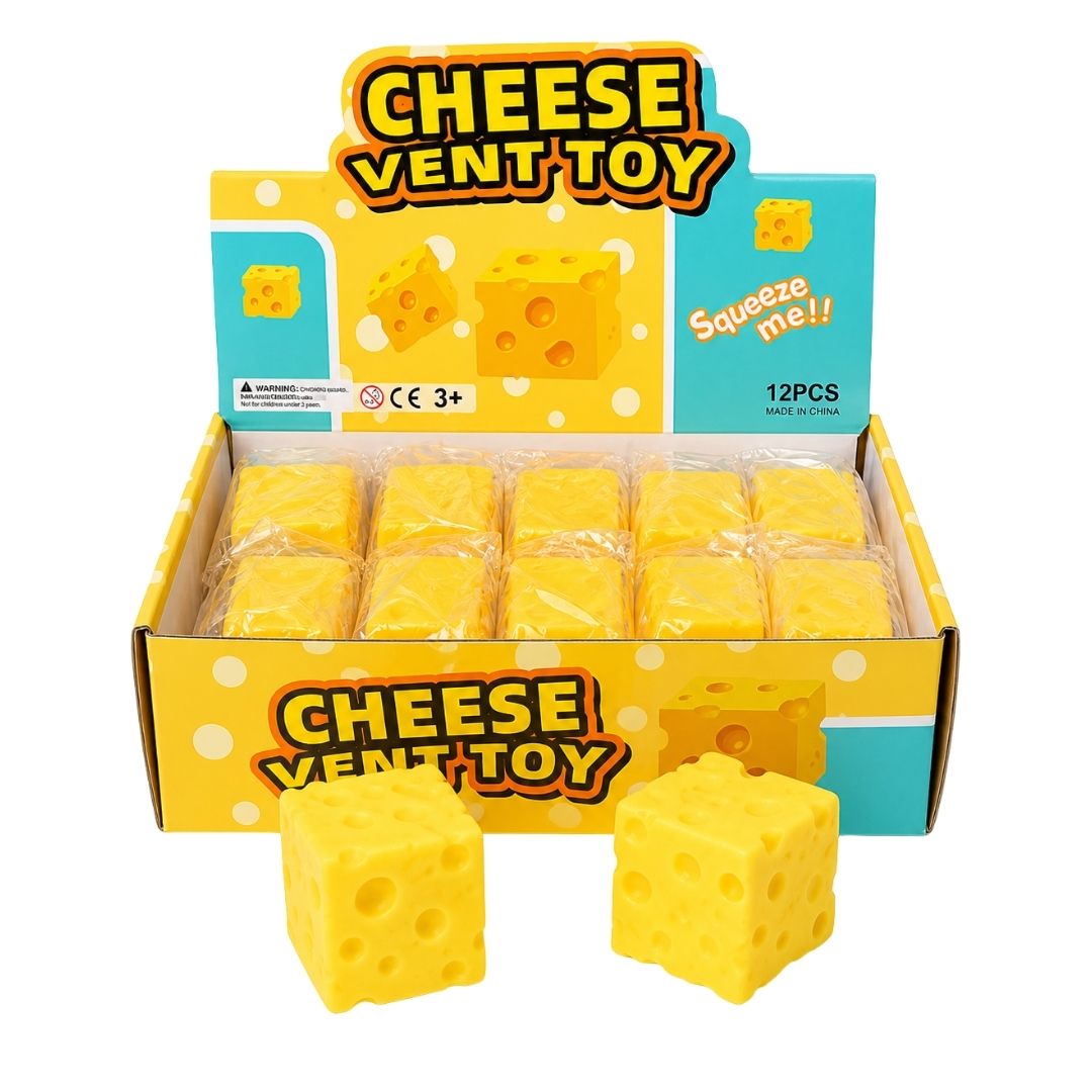 Slow Rise Squishy Cheese Small Compact Fun Toy with Unique Slow Rise Effect Perfect for Quick Squeeze and Easy Carry
