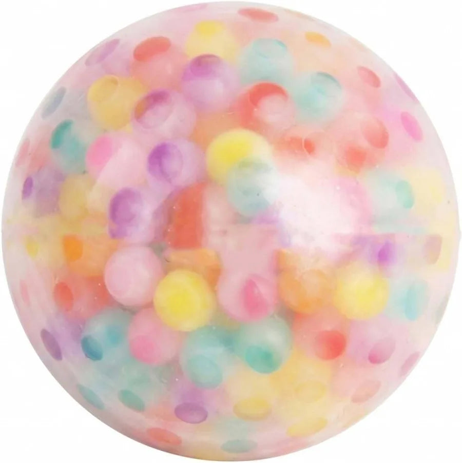 Squishy Bead Ball Pastel Beads 6.5cm - Soft and Fun Sensory Toy for Kids