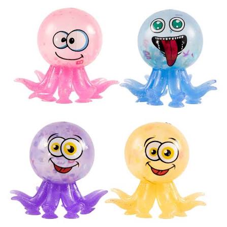 Octopus Squeeze Squishy Sucker Pals - Fun Stress Relief Toy for Kids and Adults - Perfect for Playtime and Relaxation