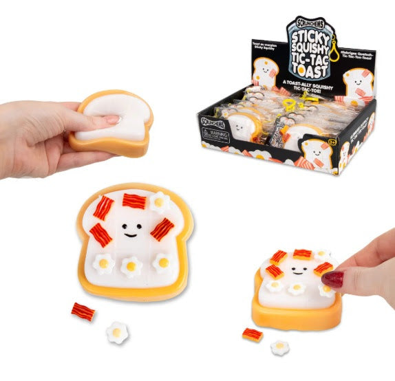 Scrunchems Sticky Squishy Tic Tac Toast