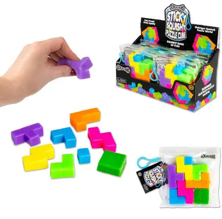 SCRUNCHEMS STICKY SQUISHY PUZZLE CUBE