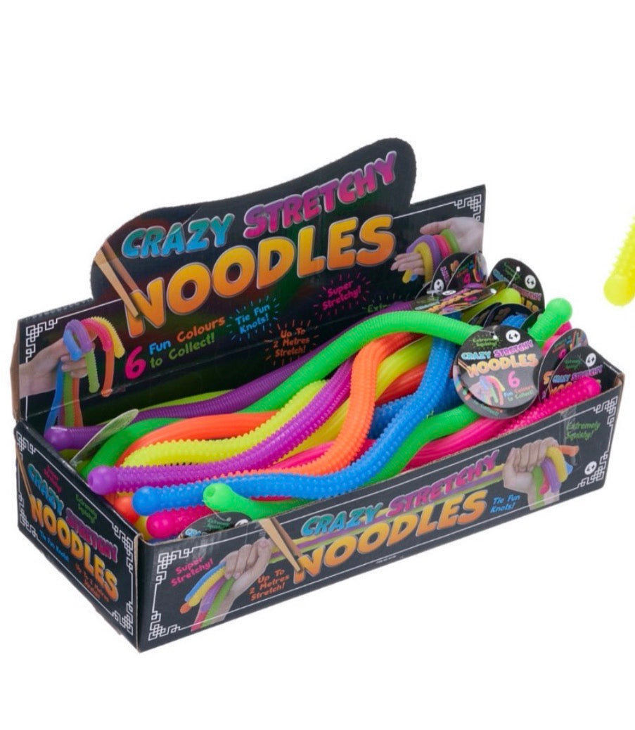 Crazy Stretchy Noodles – Bright Sensory Fidget Toy