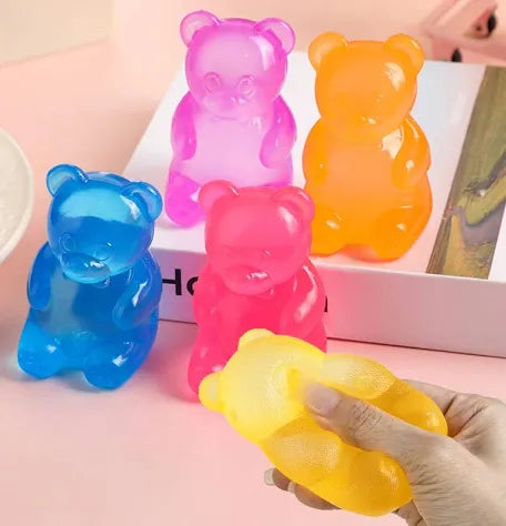 Stress Relief Bear Toys - Colorful for Relaxation and Fun - Perfect for Anxiety Relief and Playtime