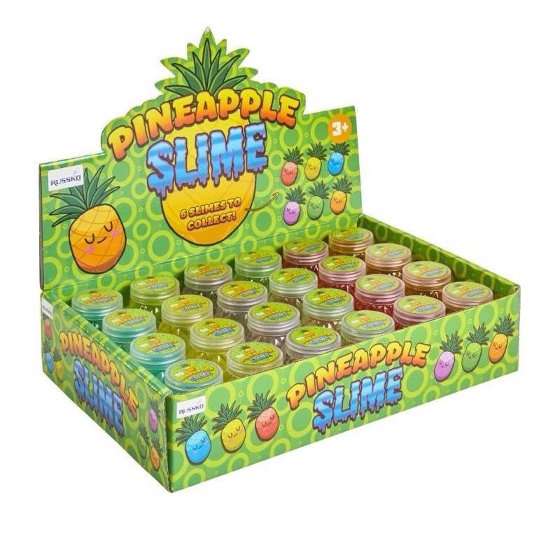 Pineapple Slime - Fun and Creative Playtime for Kids with 6 Slimes to Collect in Vibrant Pineapple Design